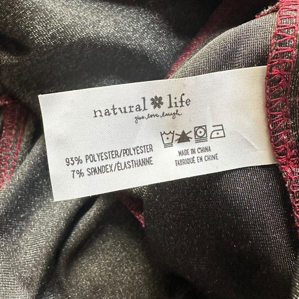 NATURAL LIFE Women's Velvet Tiered BERKELEY Maxi Dress XL - Picture 6 of 6